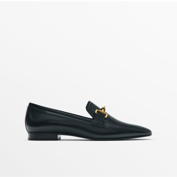 Massimo Dutti LEATHER LOAFERS WITH BUCKLE in Size‎ 5 - Picture 4 of 10